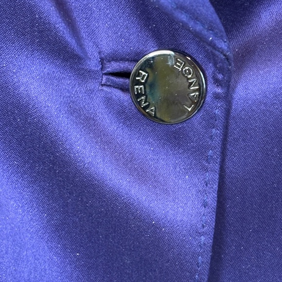 Vintage Rena Lange Deep Purple Silk Jacket. Like new - Picture 3 of 11